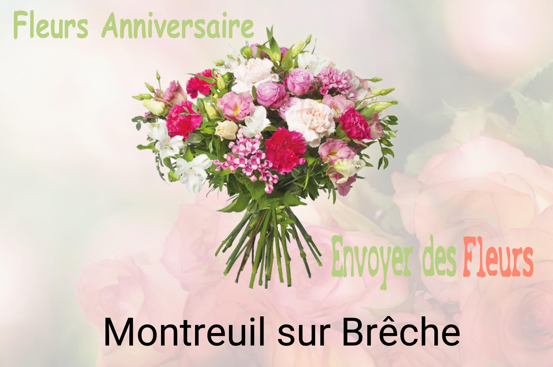 Bouquet de fleurs d’anniversaire livré à Montreuil-sur-Brêche
